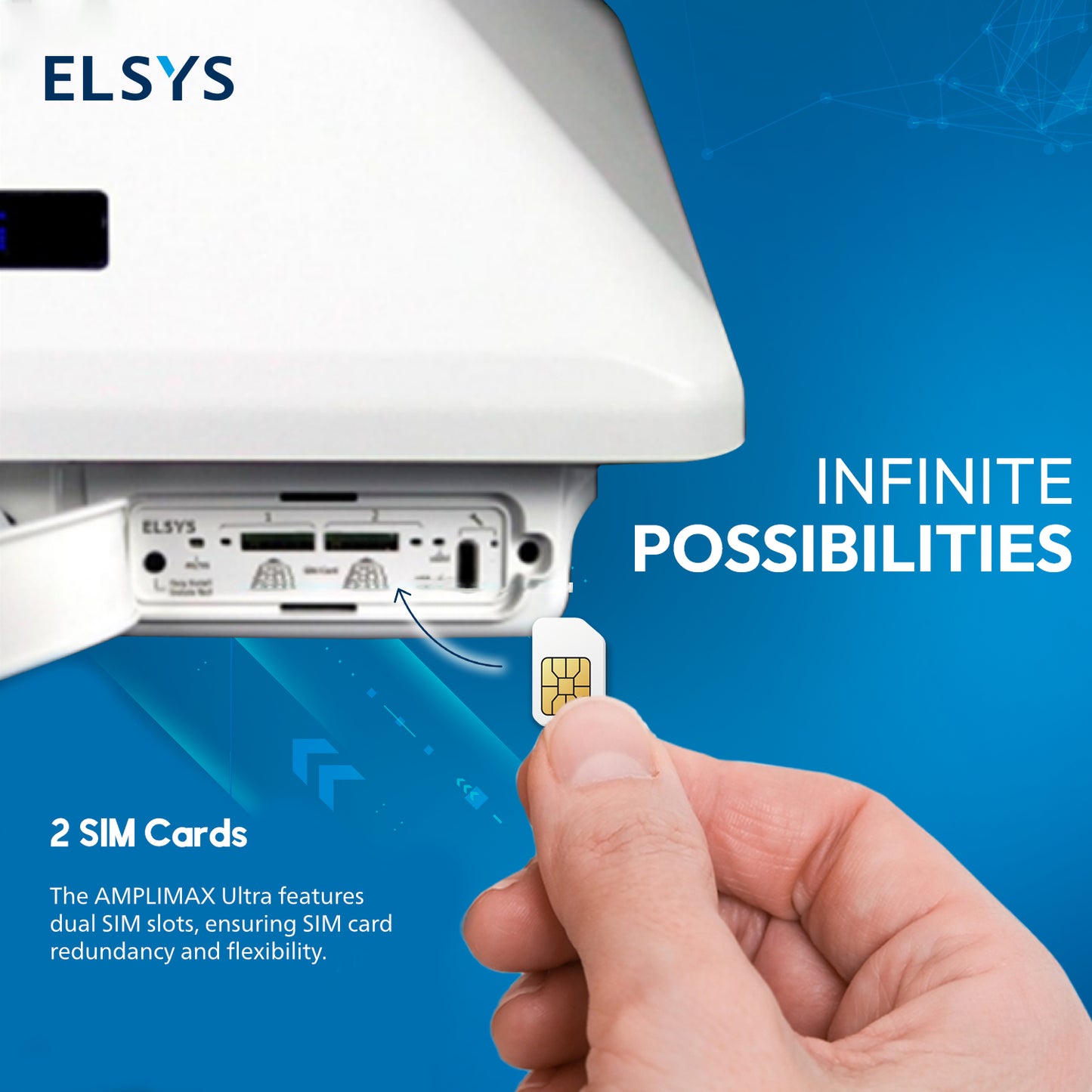 Elsys Amplimax Ultra 5G Outdoor CPE and Directional Antenna