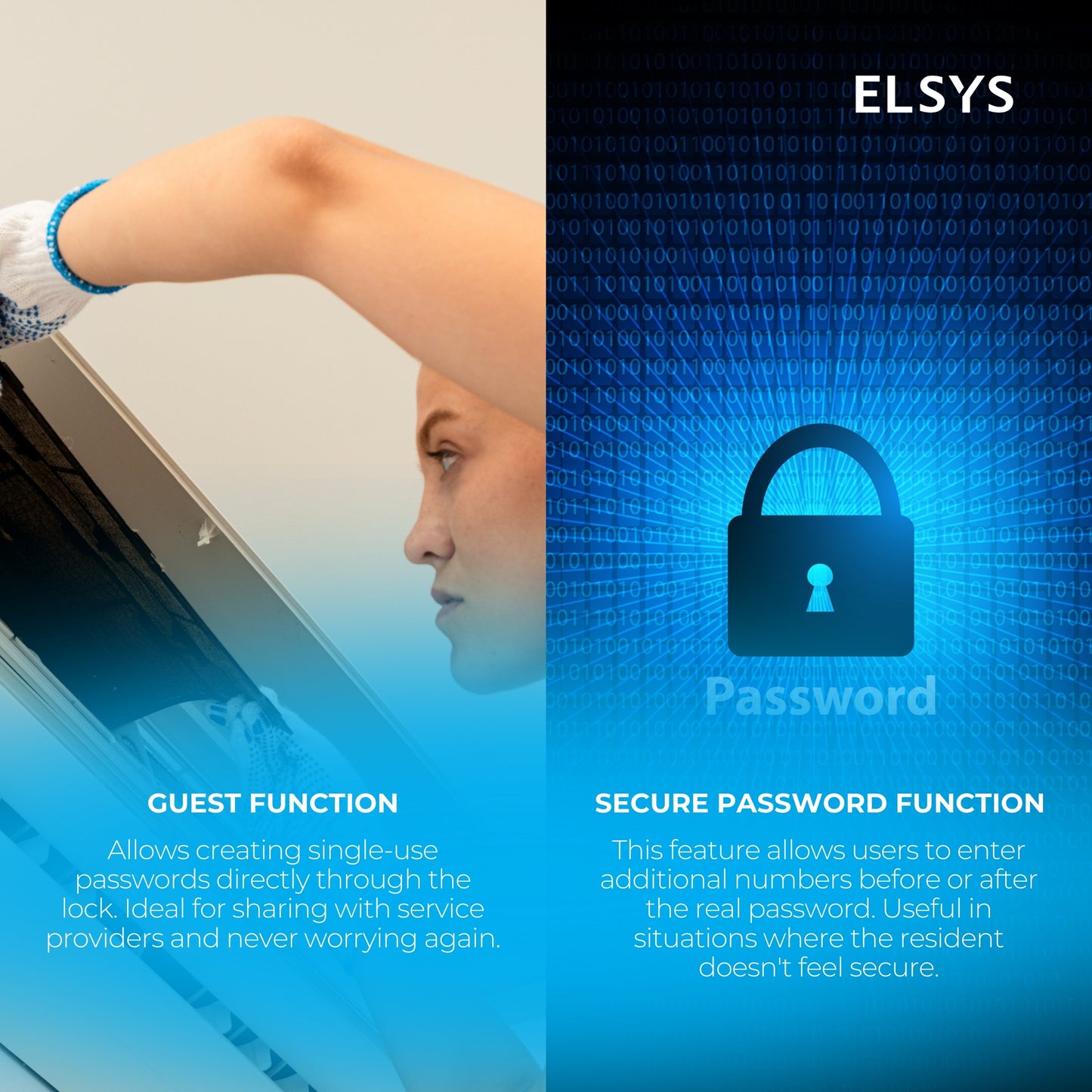 Stylish and Modern Digital Locking Entry Door Handle | Open via Biometrics and/or Numeric Password | Home Access Control