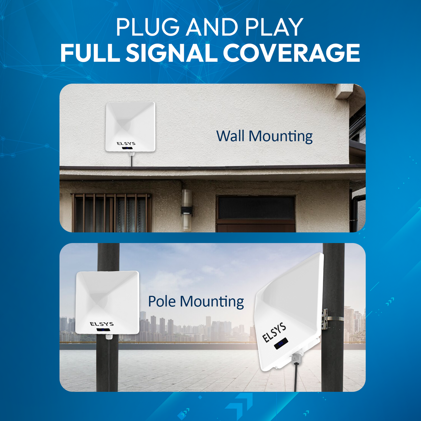 Elsys Amplimax Ultra 5G Outdoor CPE and Directional Antenna