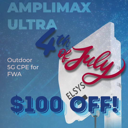 Elsys Amplimax Ultra 5G Outdoor CPE and Directional Antenna